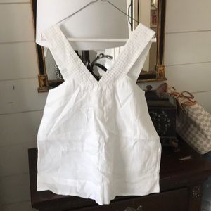 Jcrew Linen Tank Size 8 New With Tags $58